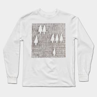 Forest Sketch Long Sleeve T-Shirt